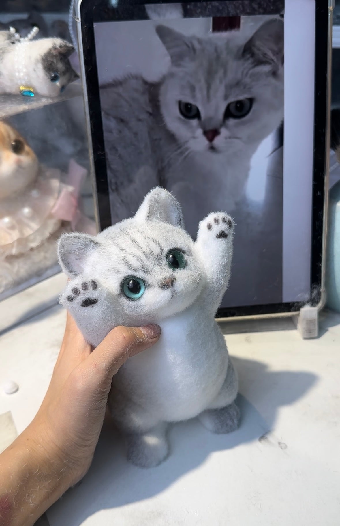 A001: Customized Lovely Slim Cat Silicone Squishy Kitty——'chat' icon on the right bottom to send photos to us