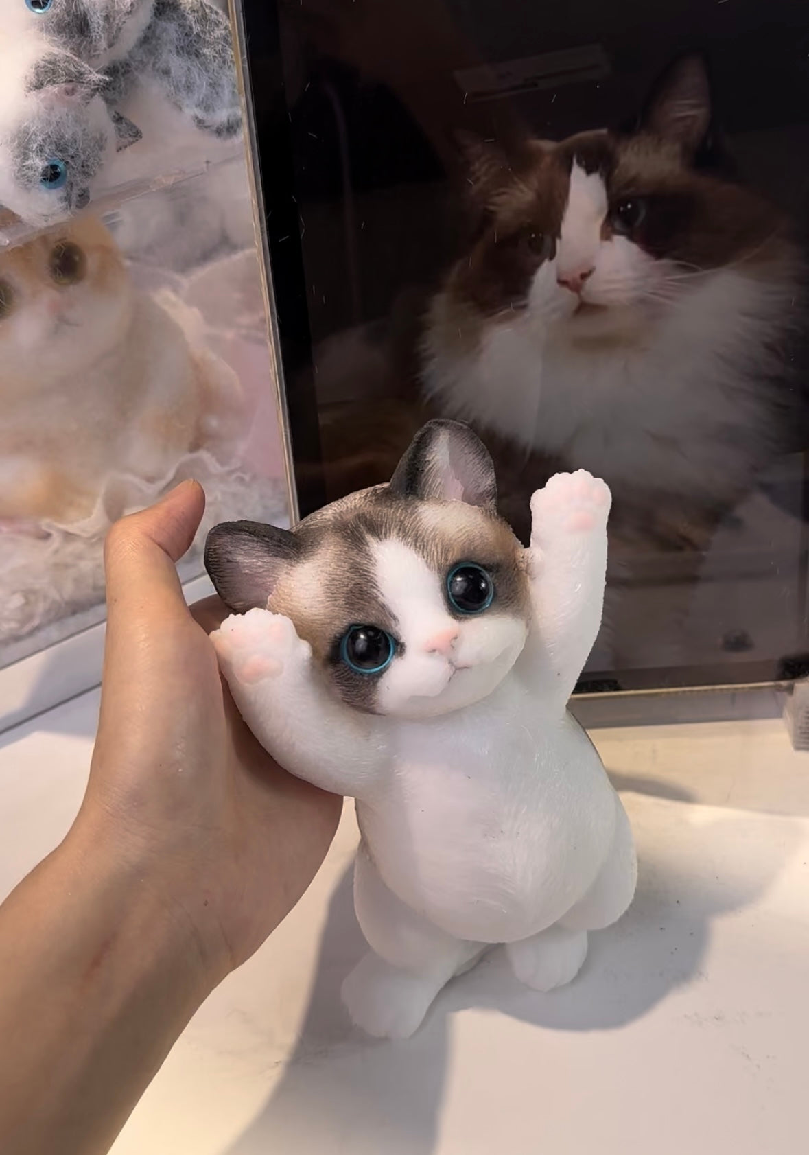 A001: Customized Lovely Slim Cat Silicone Squishy Kitty——'chat' icon on the right bottom to send photos to us